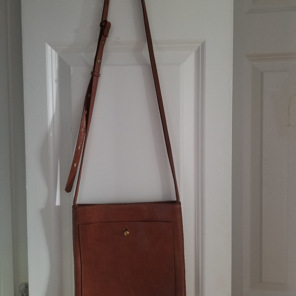 Madewell Crossbody English Saddle